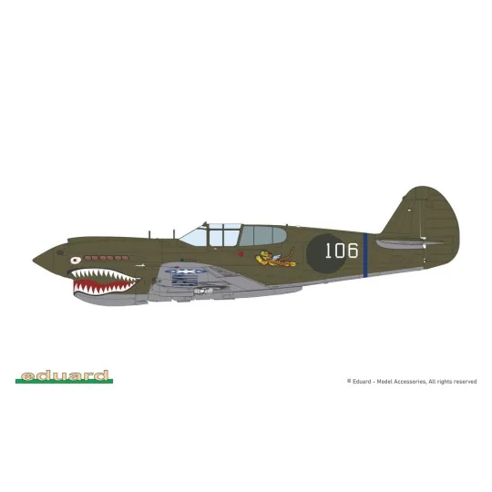 P-40E Warhawk, 1/48 - Eduard Plastic Kits 84207