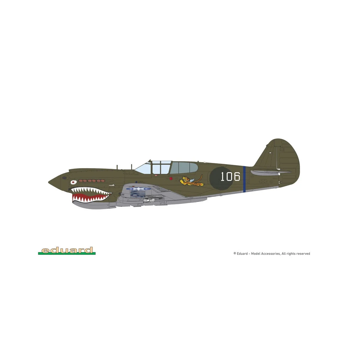 P-40E Warhawk, 1/48 - Eduard Plastic Kits 84207