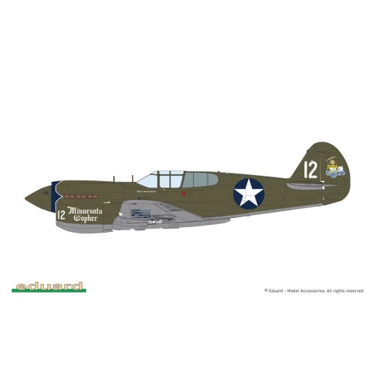 P-40E Warhawk - Eduard Plastic Kits 84207