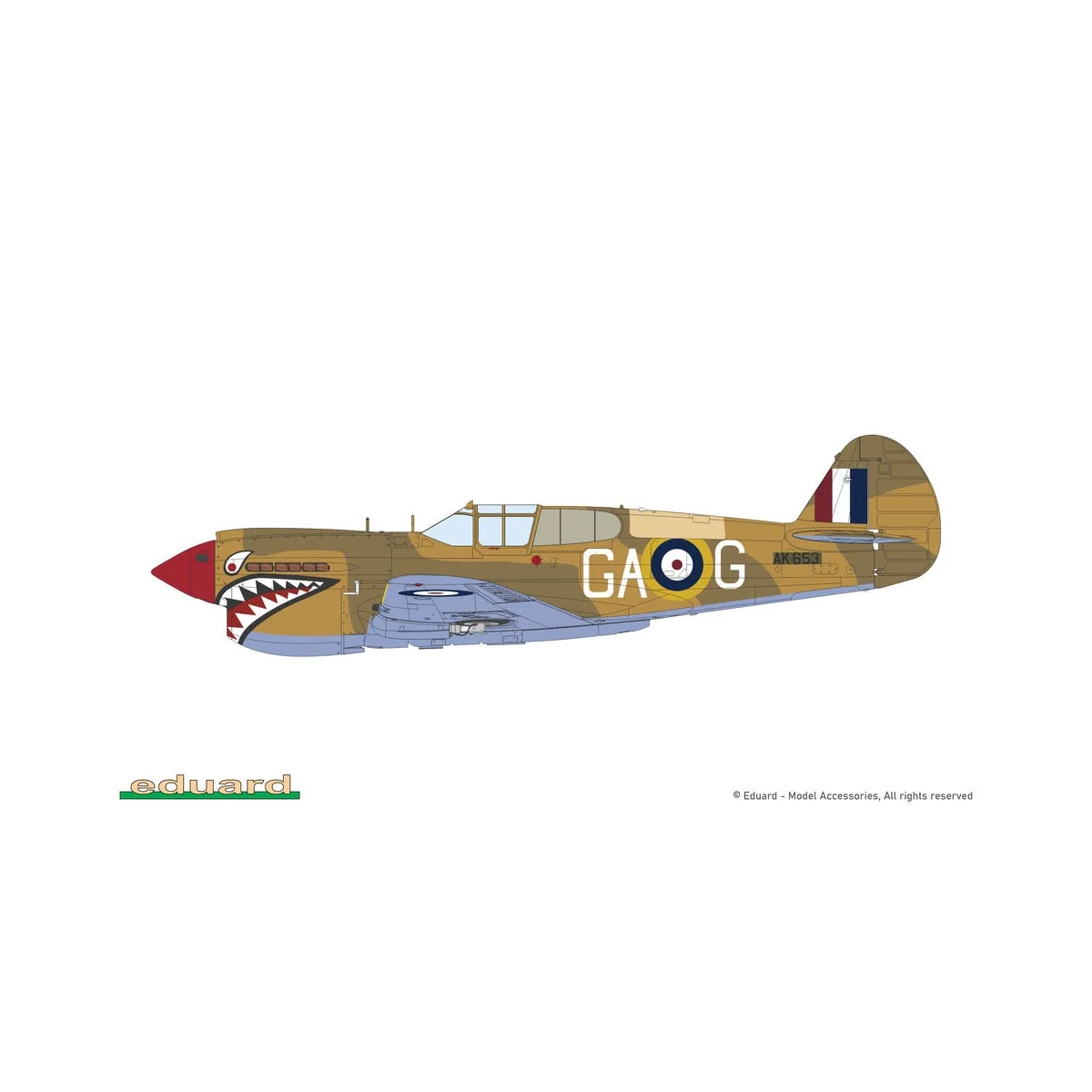 P-40E Warhawk - Eduard Plastic Kits 84207
