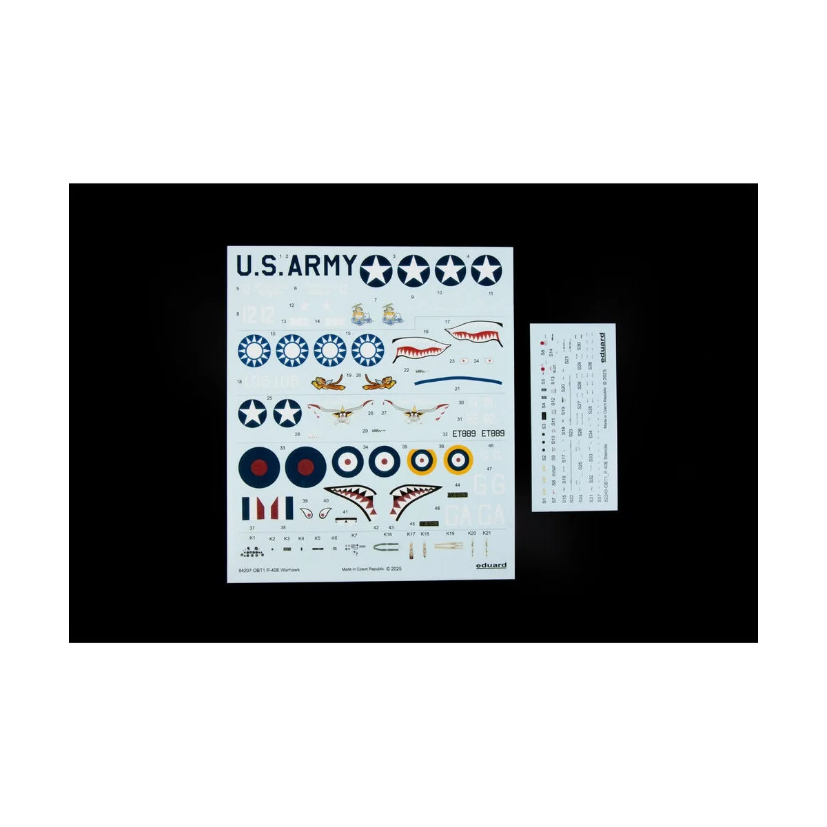 P-40E Warhawk - Eduard Plastic Kits 84207