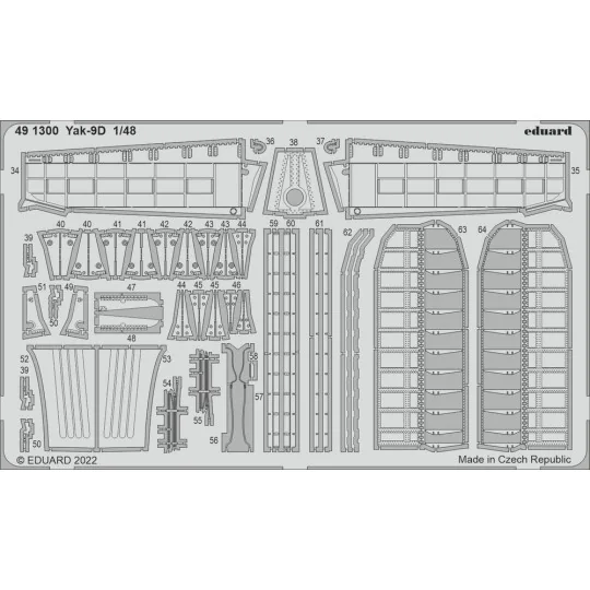 Yak-9D, 1/48 - Eduard Accessories 491300
