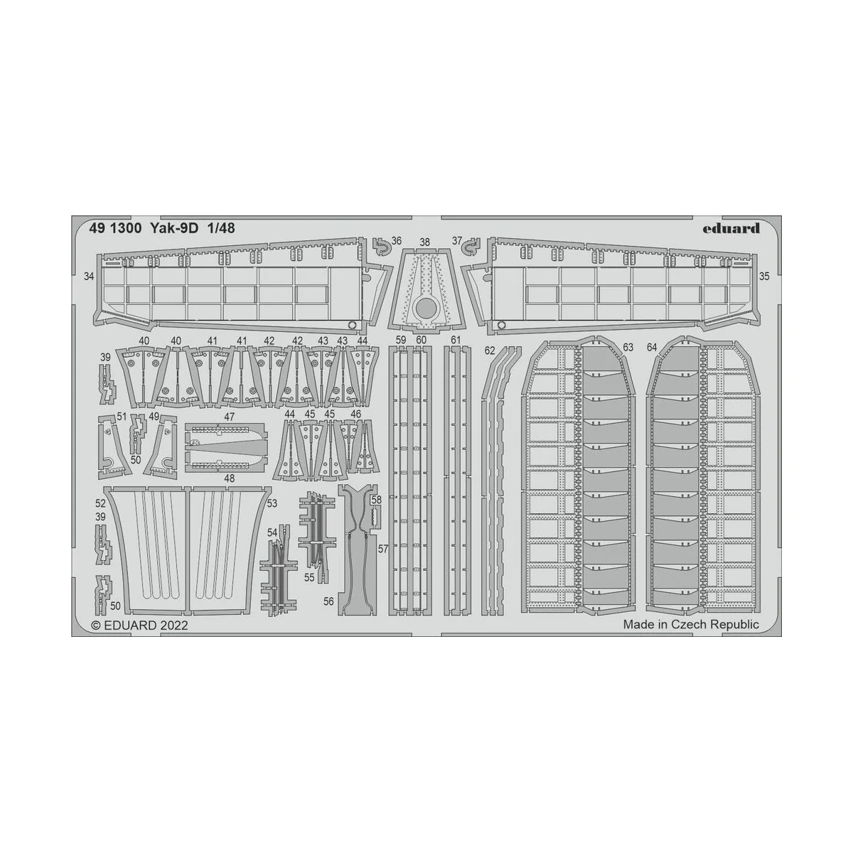 Yak-9D, 1/48 - Eduard Accessories 491300