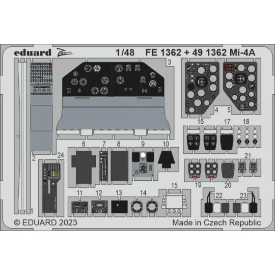 Mi-4A 1/48 TRUMPETER, 1/48 - Eduard Accessories 491362