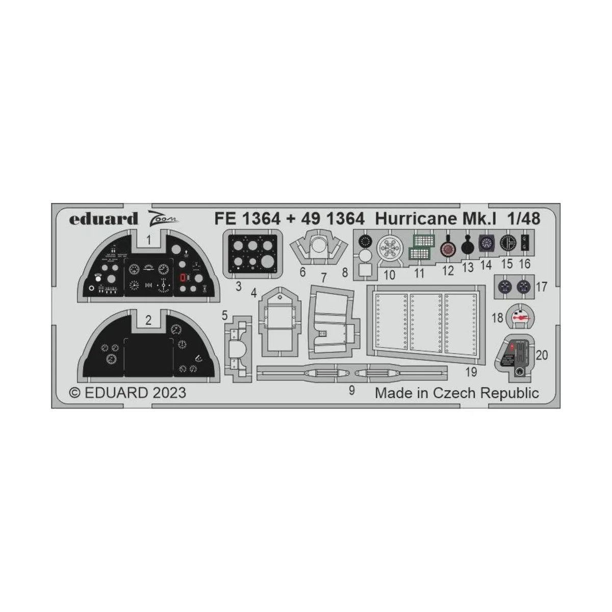 Hurricane Mk.I 1/48 HOBBY BOSS, 1/48 - Eduard Accessories 491364