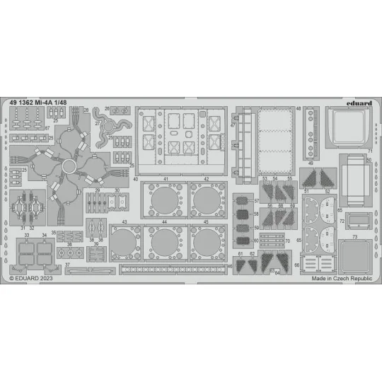 Mi-4A 1/48 TRUMPETER, 1/48 - Eduard Accessories 491362