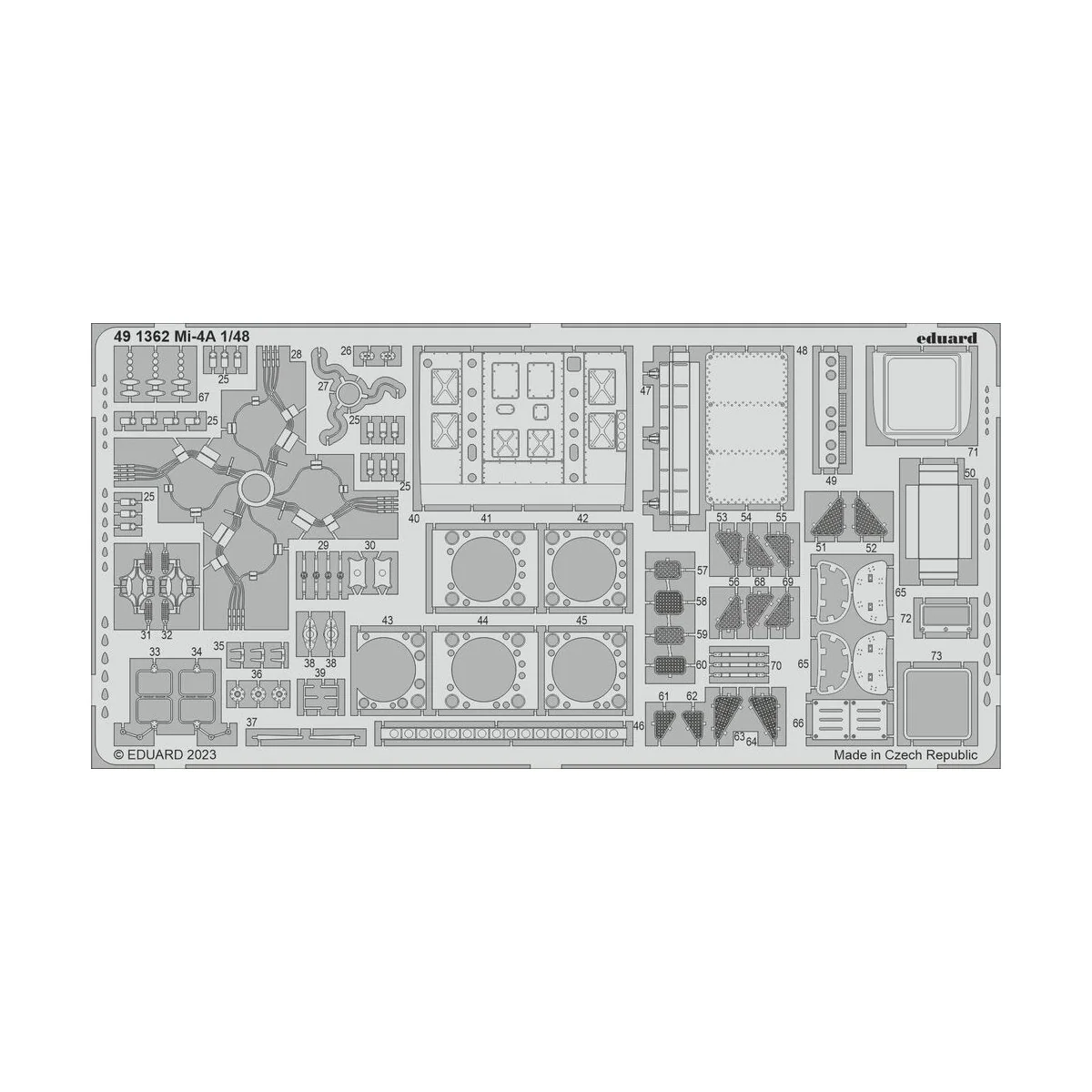 Mi-4A 1/48 TRUMPETER, 1/48 - Eduard Accessories 491362