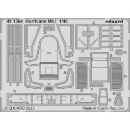 Hurricane Mk.I 1/48 HOBBY BOSS, 1/48 - Eduard Accessories 491364 2
