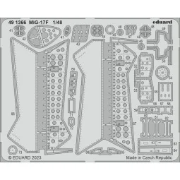 MiG-17F 1/48 AMMO, 1/48 - Eduard Accessories 491366 2