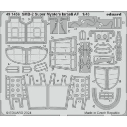 SMB-2 Super Mystere Israeli AF, 1/48 - Eduard Accessories 491456