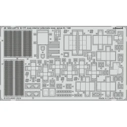 B-17F nose interior (alternate nose, sprue X), 1/48 - Eduard Access... 2