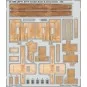 B-17F wooden floors & ammo boxes, 1/48 - Eduard Accessories 491466