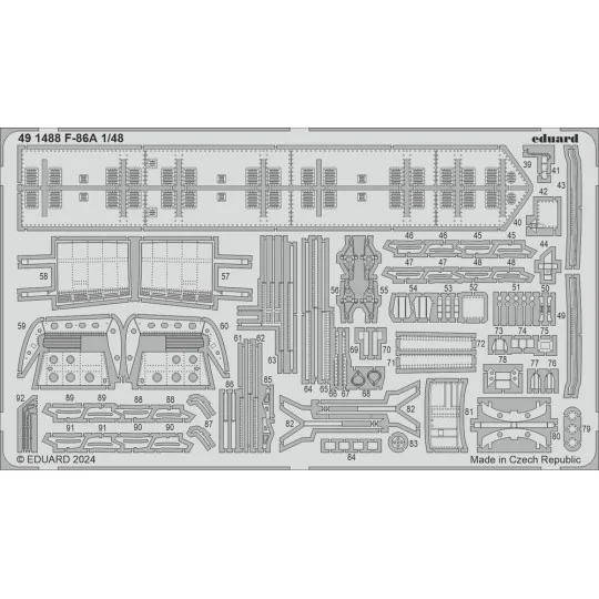 F-86A CLEAR PROP, 1/48 - Eduard Accessories 491488