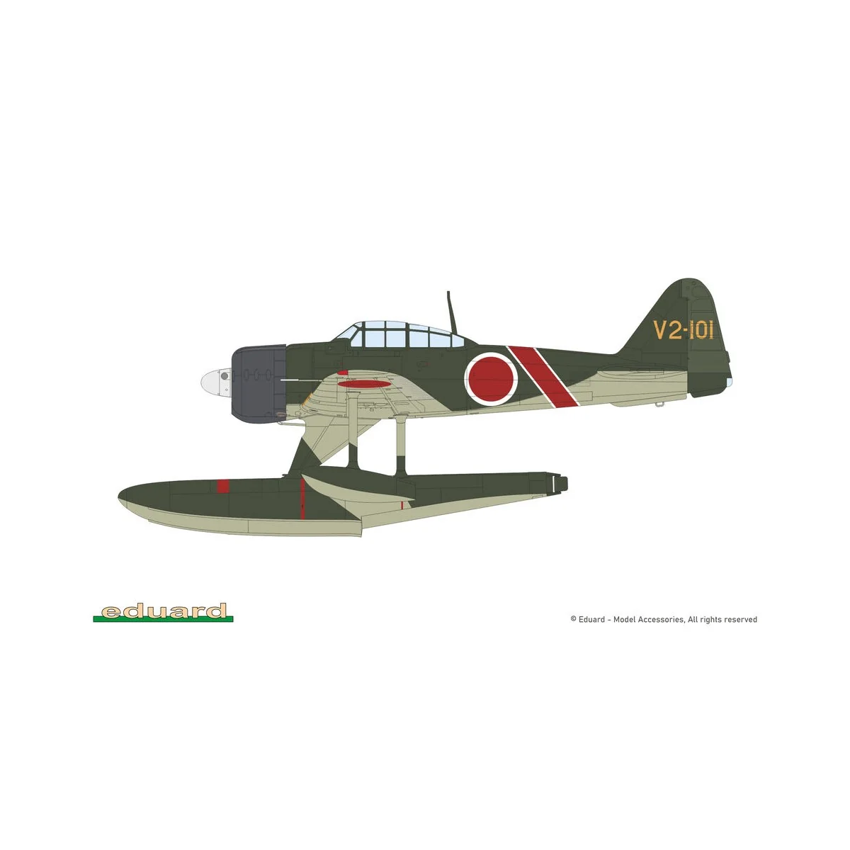 A6M2-N Rufe, 1/48 - Eduard Plastic Kits 84208 A6M2-N Rufe, 1/48 - Eduard Plastic Kits 84208