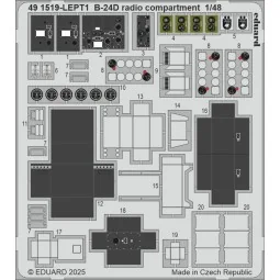 B-24D radio compartment HOBBY BOSS, 1/48 - Eduard Accessories 491519