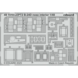 B-24D nose interior HOBBY BOSS, 1/48 - Eduard Accessories 491510 2