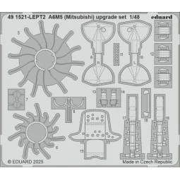 A6M5 (Mitsubishi) upgrade set EDUARD, 1/48 - Eduard Accessories 491521 2