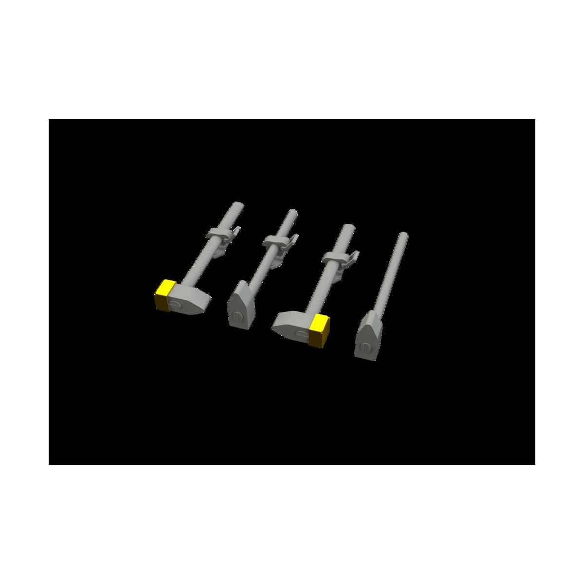 WWII German tool set, 1/35 - Eduard Accessories SIN635001