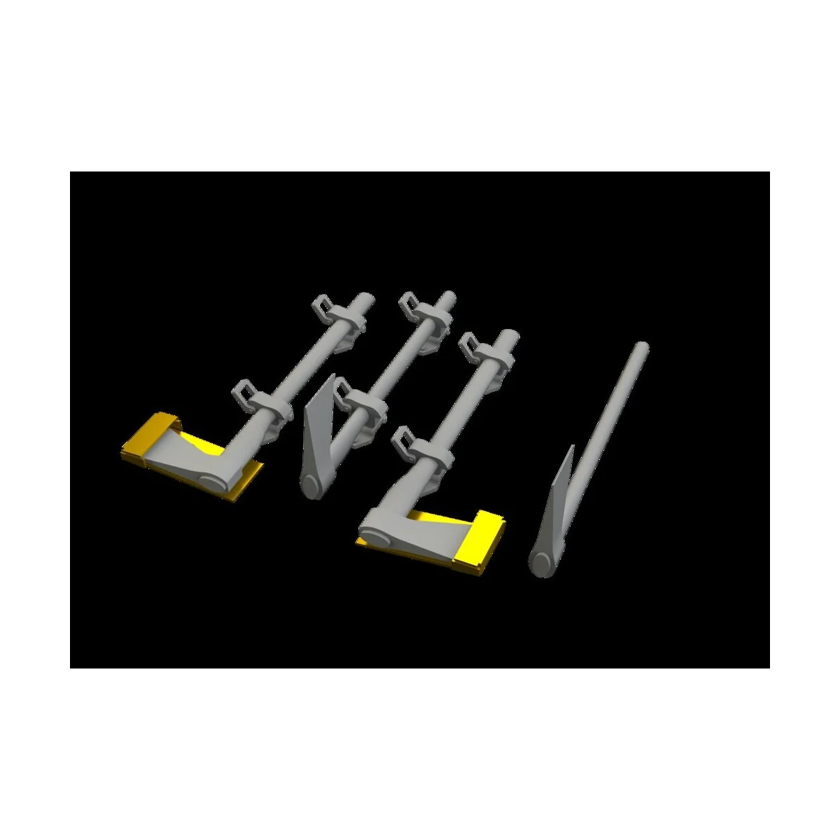 WWII German tool set, 1/35 - Eduard Accessories SIN635001