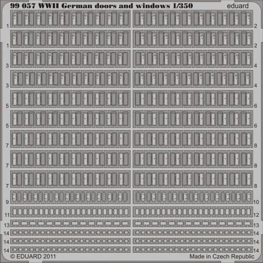 WWII German doors and windows - Eduard Accessories 99057