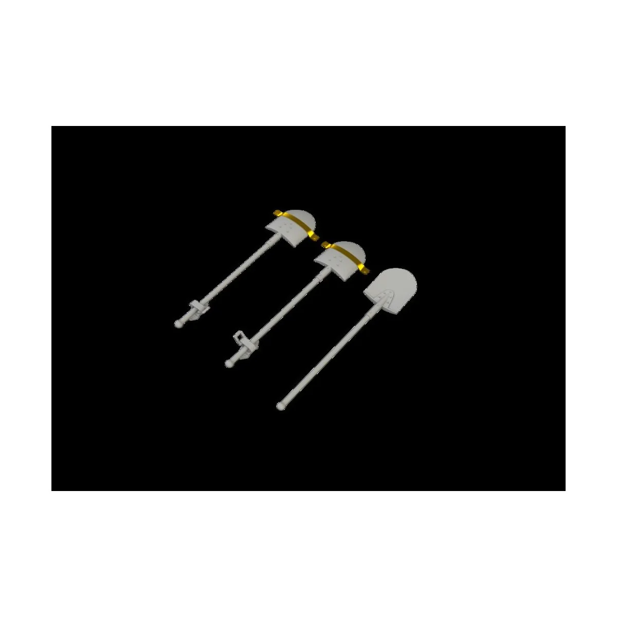WWII German tool set, 1/35 - Eduard Accessories SIN635001