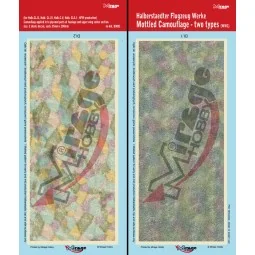 Halberstadt Mottled Camouflage two types (WW1) - Mirage Hobby D0001