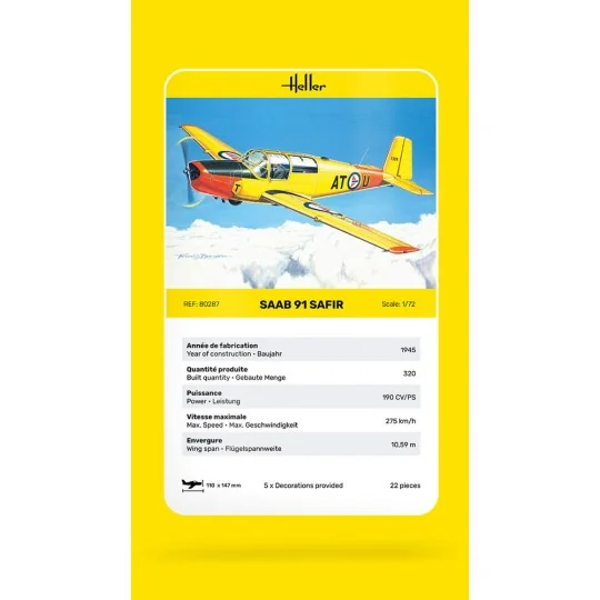 SAFIR 91, 1/72 - Heller 80287