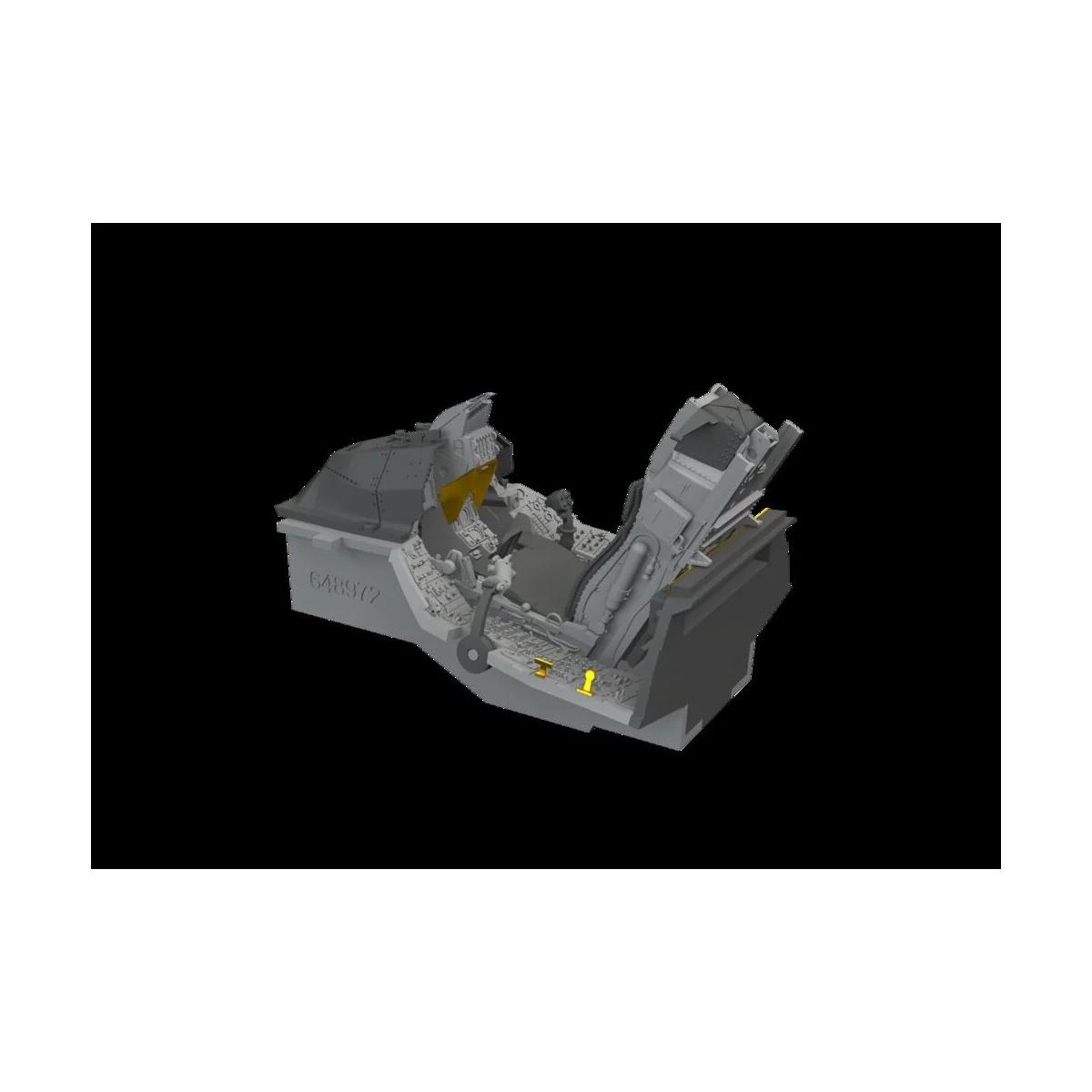 P-51B/C seat Type 1 PRINT EDUARD, 1/48 - Eduard Accessories 6481002