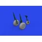 B-26B wheels, 1/48 - Eduard Accessories 6481011