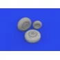 B-26B wheels, 1/48 - Eduard Accessories 6481011