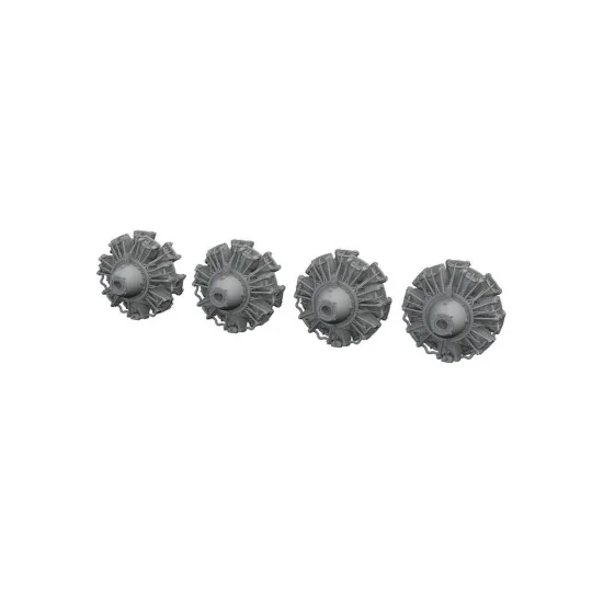 B-24J engines PRINT HOBBY BOSS, 1/48 - Eduard Accessories 6481029