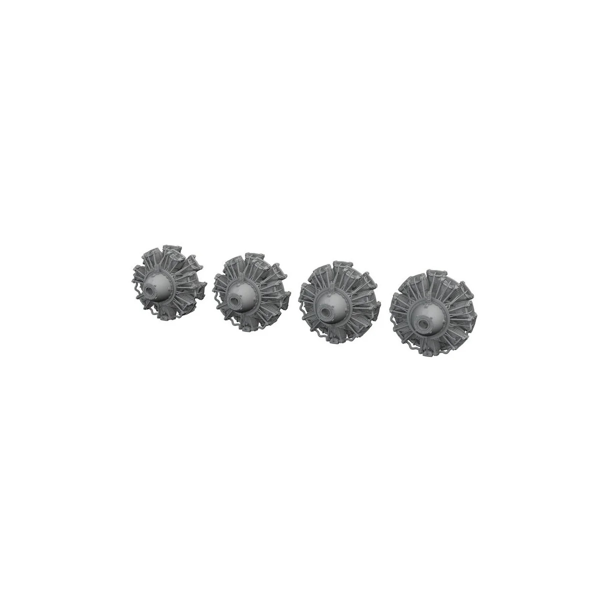 B-24J engines PRINT HOBBY BOSS, 1/48 - Eduard Accessories 6481029