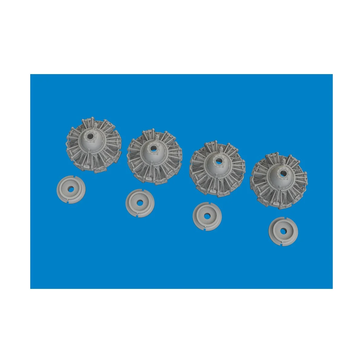 B-24J engines PRINT HOBBY BOSS, 1/48 - Eduard Accessories 6481029