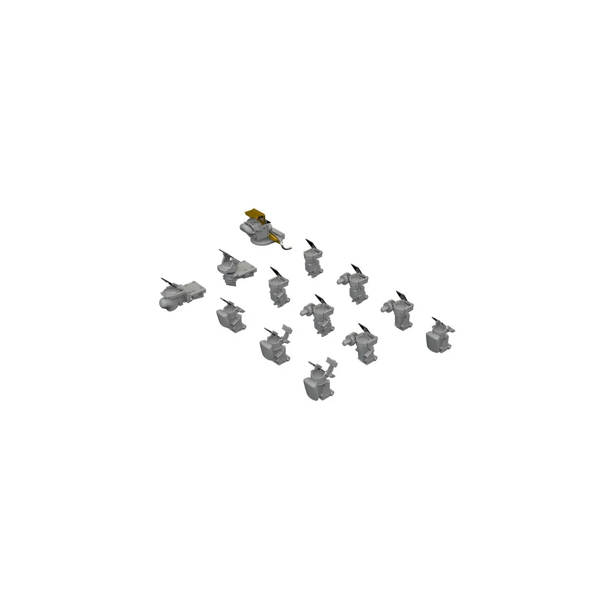 P-51B/C gun sights PRINT, 1/48 - Eduard Accessories 6481031