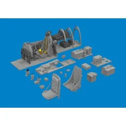 P-51B Malcolm Hood canopy cockpit PRINT, 1/48 - Eduard Accessories ...
