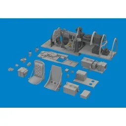 P-51B Malcolm Hood canopy cockpit PRINT, 1/48 - Eduard Accessories ... 2