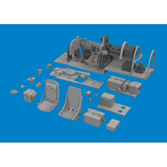 P-51B Malcolm Hood canopy cockpit PRINT, 1/48 - Eduard Accessories ...