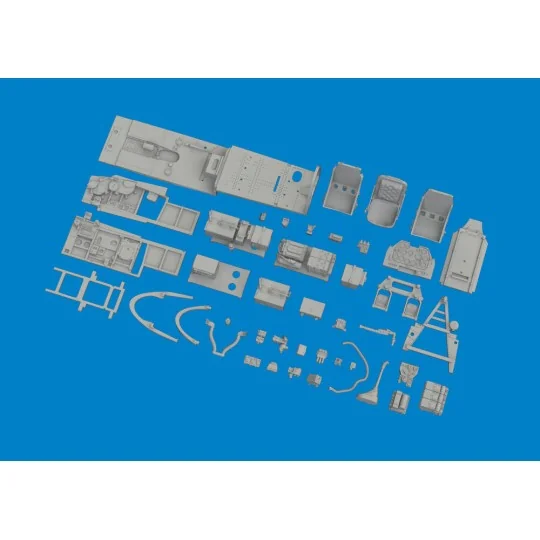 P-51B Malcolm Hood canopy cockpit PRINT, 1/48 - Eduard Accessories ...