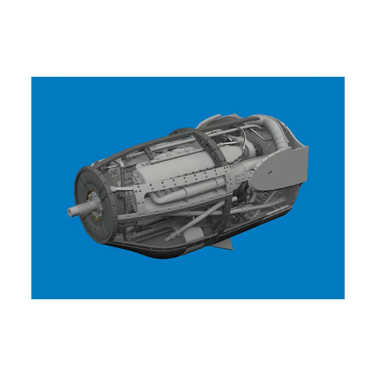 P-38F/G right engine PRINT TAMIYA, 1/48 - Eduard Accessories 6481037