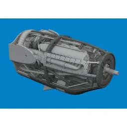 P-38F/G left engine PRINT, 1/48 - Eduard Accessories 6481036 2