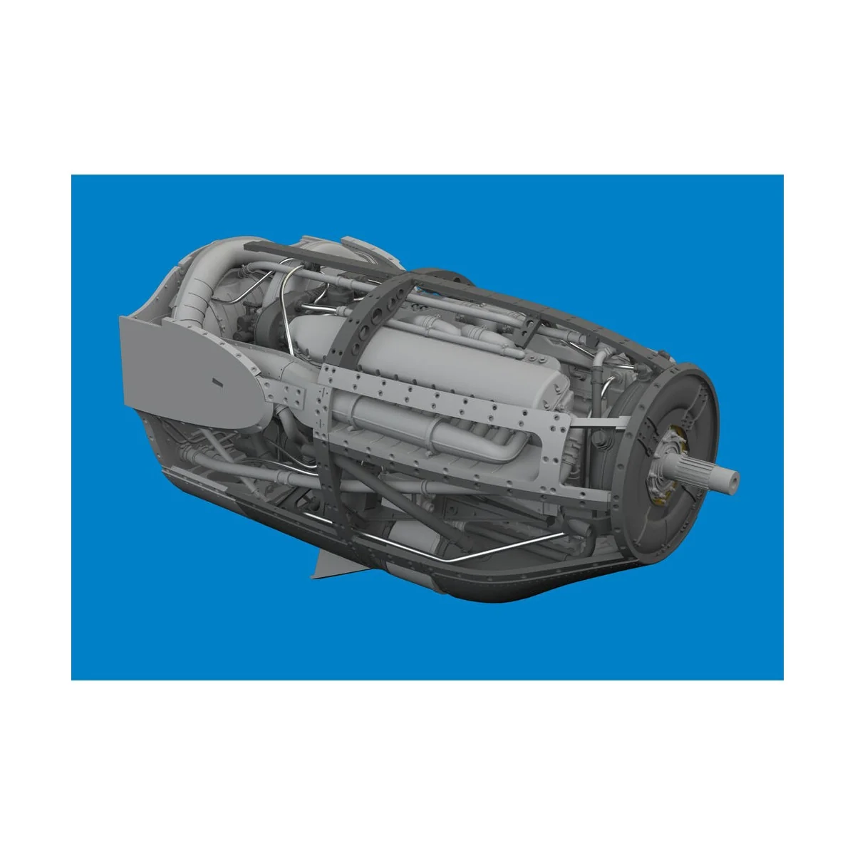 P-38F/G left engine PRINT, 1/48 - Eduard Accessories 6481036