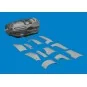 P-38F/G left engine PRINT, 1/48 - Eduard Accessories 6481036