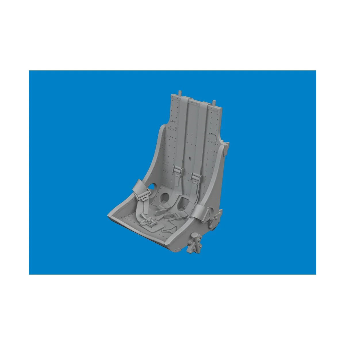 P-51B/C seat w/ integral belts Type 1 PRINT, 1/48 - Eduard Accessor...