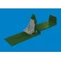 P-51B/C seat w/ integral belts Type 1 PRINT, 1/48 - Eduard Accessor...