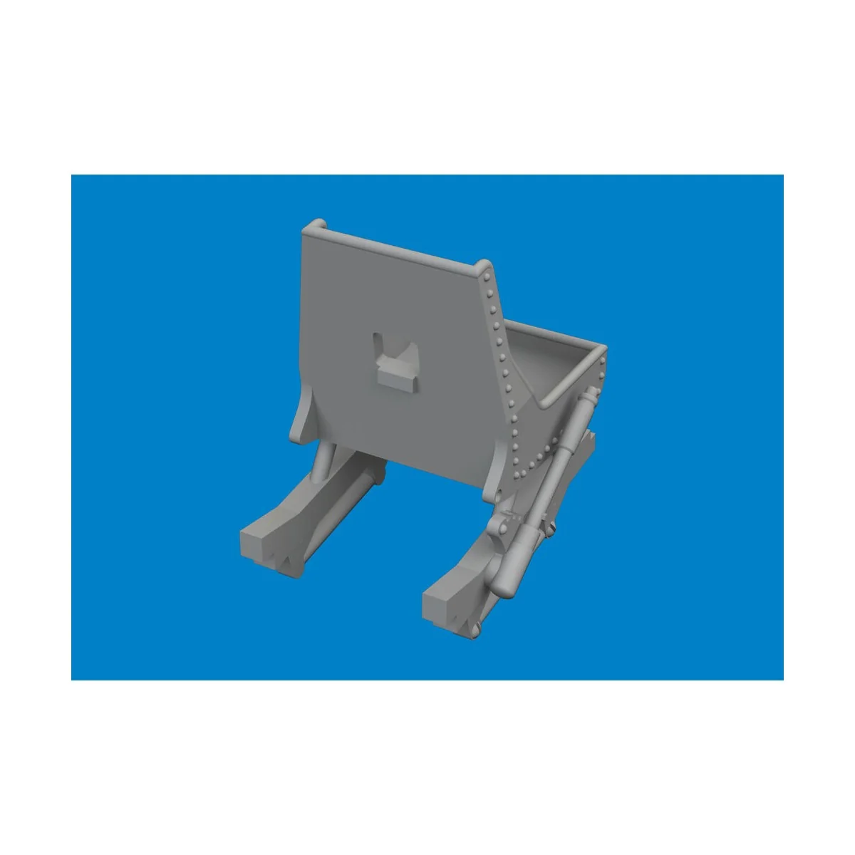 Bulldog seat PRINT, 1/48 - Eduard Accessories 6481046