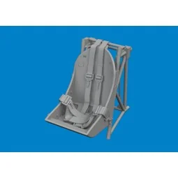 F4U-2 seat w/ integral belts PRINT, 1/48 - Eduard Accessories 6481048
