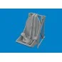 F4U-2 seat w/ integral belts PRINT, 1/48 - Eduard Accessories 6481048