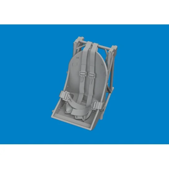 F4U-2 seat w/ integral belts PRINT, 1/48 - Eduard Accessories 6481048