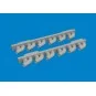 P-39 exhaust stacks rounded PRINT, 1/48 - Eduard Accessories 6481050