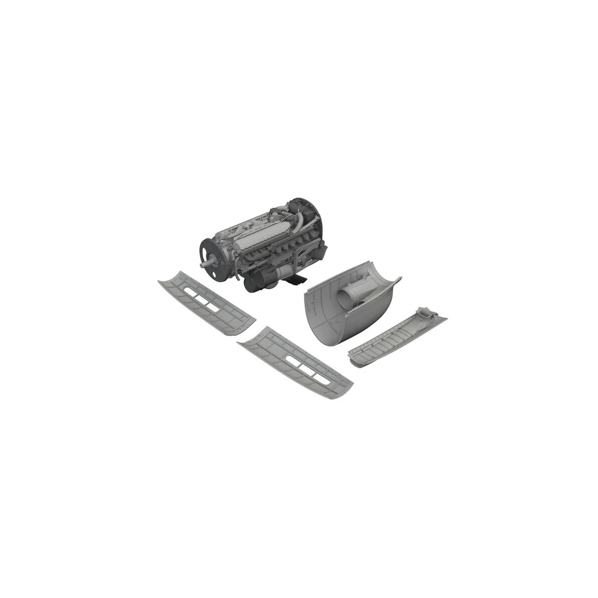 P-40E engine PRINT EDUARD, 1/48 - Eduard Accessories 6481069
